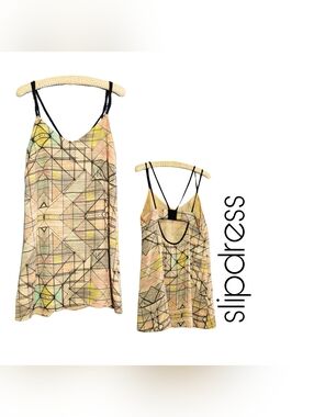 Vintage Slipdress Lightweight Summer Open Back Mini Dress